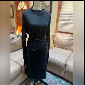 Isabel Murant Etoile- black wrap dress- M